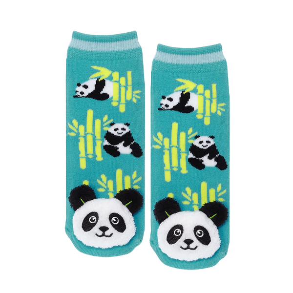 Messy Moose Socks, Panda, 6 Pack