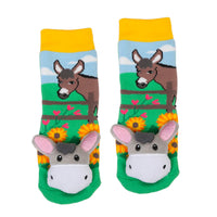Messy Moose Socks, Donkey, 6 Pack