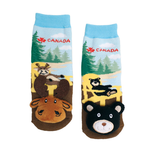 Messy Moose Socks, Mismatch Chair Canada Socks, 6 Pack