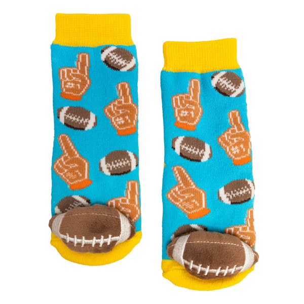 Messy Moose Socks, Football Socks, 6 Pack