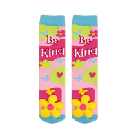 Messy Moose Socks, Be Kind Youth, 6 Pack