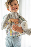 Big Silver Brown Ear Bunny