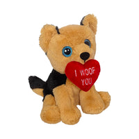 Valentine German Shepherd Mini Plush