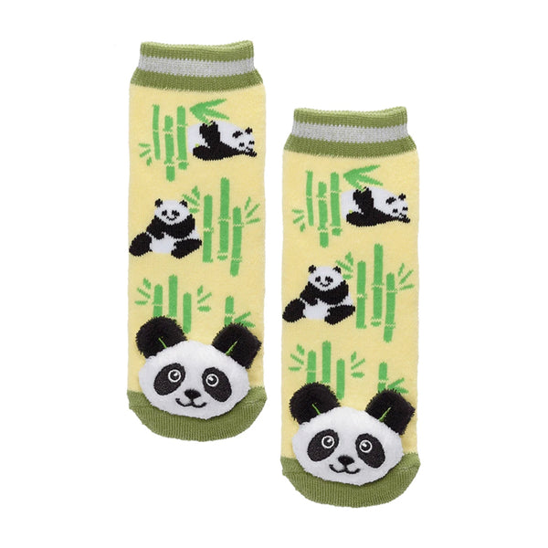 Messy Moose Socks, Panda, 6 Pack