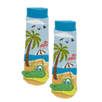 Messy Moose Socks, Alligator, 6 Pack