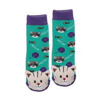Messy Moose Socks, Cat, 6 Pack