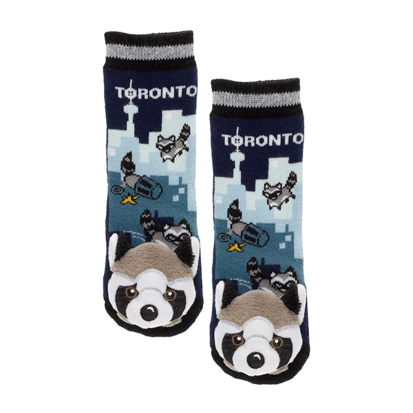 Messy Moose Socks, Toronto Raccoon, 6 Pack