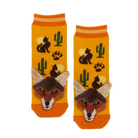 Messy Moose Socks, Howling Coyote, 6 Pack