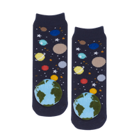 Messy Moose Socks, Solar System, 6 Pack