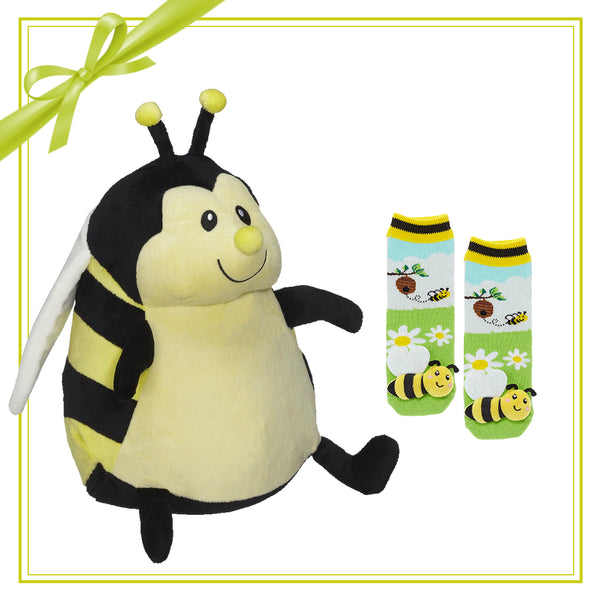 Gift Set - Missy Bumble Bee Buddy & Socks