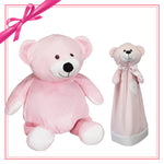 Gift Set - Mister Buddy Bear & Blankey - Pink