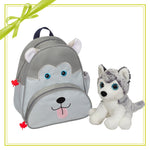 Gift Set - Husky Backpack & Mini Plush