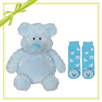Gift Set - Bobby Bear Buddy & Blue Bear Socks