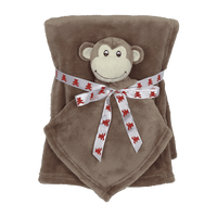 Monkey Blankey Buddy Set